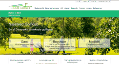 Desktop Screenshot of naestvedgolf.dk